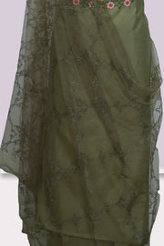 Elegant Silk Churidar Material-Floral Print