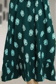 Floral Print Cotton Night Dress