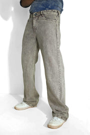 Wide Leg Plain Baggy Pant – Denim