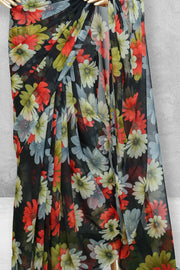Georgette Saree – Floral Print