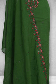 Silk Churidar Material-Floral Thread