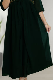 Overcoat Flared Kurti – Cut Bead, Sequins & Stone Work