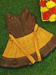 Elegant Brocade Kids Set Frock - Starting at ₹384!