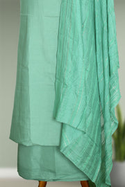 Silk Churidar Material – Golden Thread Work with Sequins