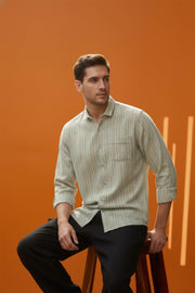 Harbour Lines Men’s Cotton Regular Fit Casual Shirt