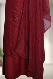 Silk Churidar Material – Thread Work with Sequins