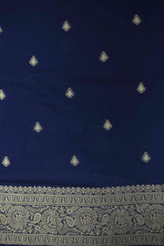 Banarasi Silk Saree with Jaal Design