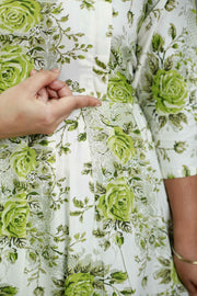 Printed Rayon Feeding Top