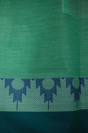 Handloom Cotton Saree – Temple Design