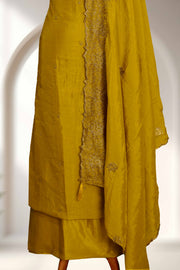 Silk Churidar Material – Embroidery & Beads Work