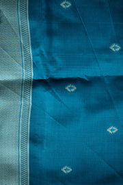 Soft Silk Saree with Floral Print & Tassels