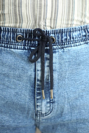 Men’s Denim Cargo Pant – Plain Design