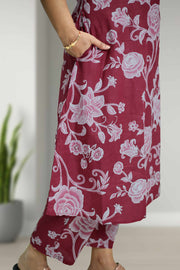 Cotton Co-Ord Set – Floral Print