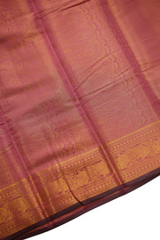 Semi Silk Saree Golden Work with Border