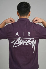 Men’s Back Print Shirt – Imported Twill Linen