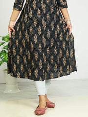 Women's Cotton Printed Flair Kurti - 429/-