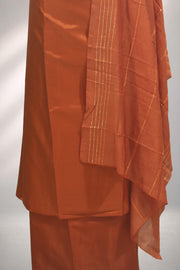 Silk Churidar Material – Golden Thread Work with Sequins
