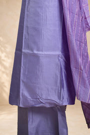 Silk Churidar Material – Golden Thread Work with Sequins