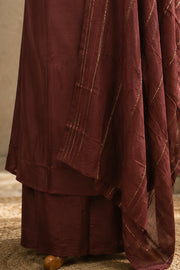 Silk Churidar Material – Golden Thread Work with Sequins