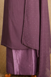 Georgette Churidar Material – Golden Thread Work