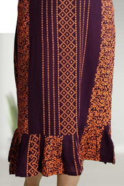 Cotton Night Dress with Floral Print