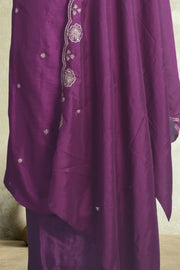 Sequin Elegance Silk Churidar Material