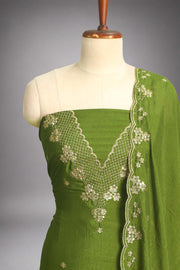 Sequin Elegance Silk Churidar Material