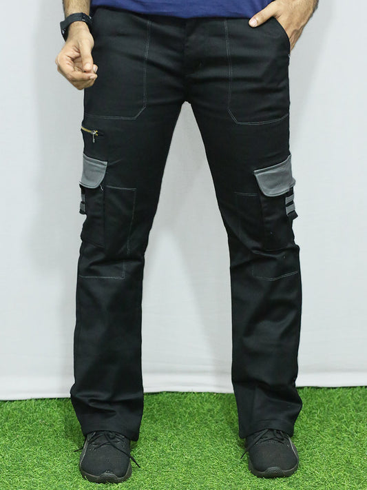 Mens regular fit cargo jogger