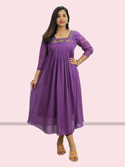 Flared Georgette Kurti