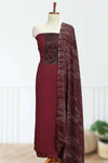 Silk Churidar Material-Lace Work