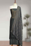 Elegant Silk Churidar Material with Embroidery