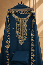 Golden Grace Georgette Churidar Material
