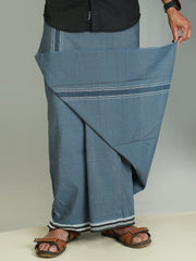 Men's Cotton Colour Dhothi - 189/-