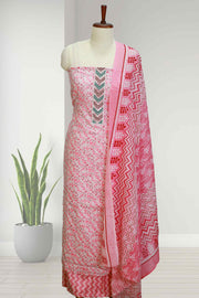 Cotton Churidar Material – Elegant Floral Charm
