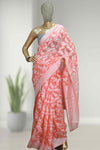 Cotton Silk Saree with Silver Thread Work