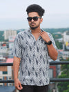 Men Regular Fit Rayon Printed Half Sleeve Casual Shirt