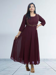 FLARE GEORGETTE KURTI