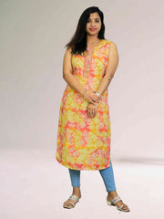 Digital Printed Chiffon Kurti