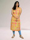 Digital Printed Chiffon Kurti