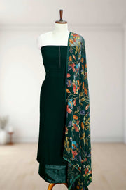 Georgette Churidar Material with Button Work