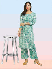 Elegant Cotton Kurti Palazzo Set – ₹375