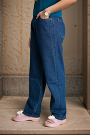 Women Trendy Baggy Denim Jeans