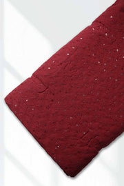 Cotton Hakoba Running Material – Sequins Work