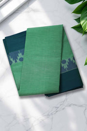 Handloom Cotton Saree – Temple Design