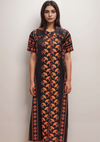 Cotton Printed Nighty with Elastic Fit