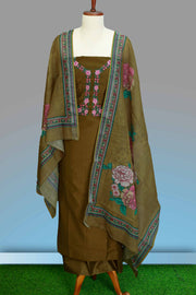 Graceful Silk Churidar Material Set