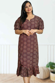 Printed Cotton  Nightdress