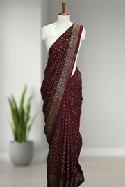 Fancy Saree – Golden Print