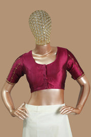 Ready-Made Cotton Silk Blouse – Elegant & Stylish