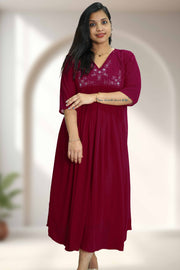 Flared Kurti – Cut Bead, Sequins & Stone Work